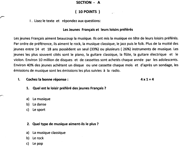 class_10_French_Question_Paper_5