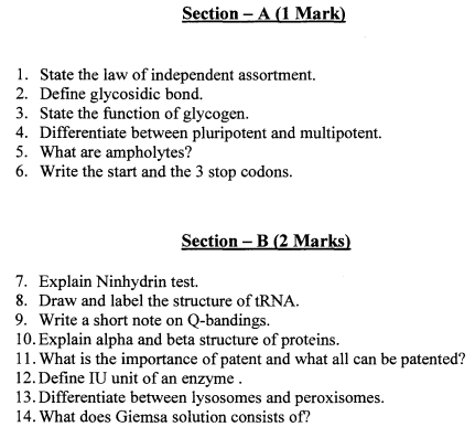 class_11_ BioTechnology_Question_ Paper_2