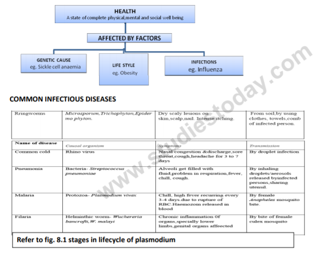 human health and disease class 12