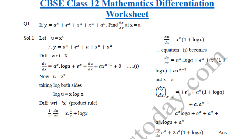 class_12_maths_worksheet_01