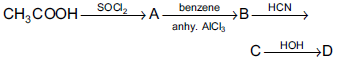 NEET Chemistry Aldehydes Ketones and Carboxylic Acids Online Test Set C-Q21