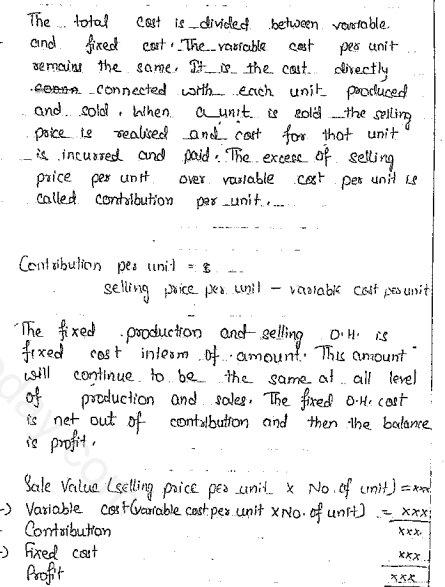 CA IPCC Marginal Costing Solutions