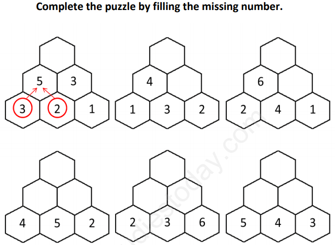 CBSE Class 1 Maths Complete the puzzle Assignment
