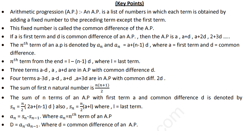 CBSE Class 10 Mathematics Arithmetic Progression Assignment Set G