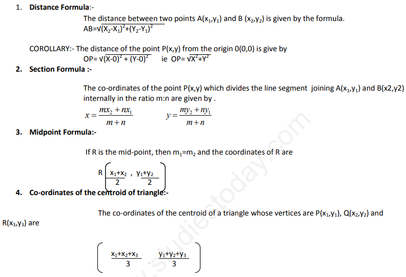 CBSE Class 10 Mathematics Coordinate Geometry Assignment Set B