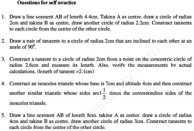 CBSE Class 10 Mathematics Coordinate Geometry Assignment Set C