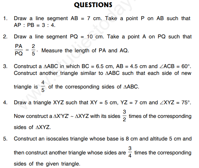 CBSE Class 10 Mathematics Coordinate Geometry Assignment Set H