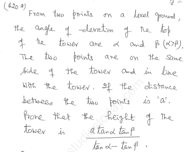 Assignment for class 10 physics picture