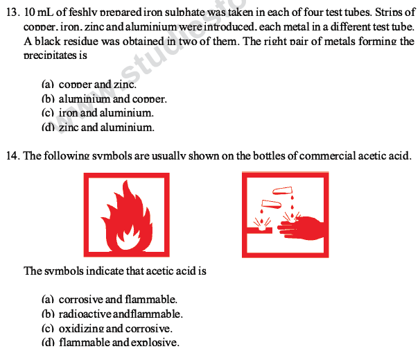 CBSE Class 10 Science MCQs Set 1-7