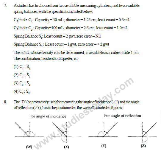 CBSE Class 10 Science MCQs Set 11-