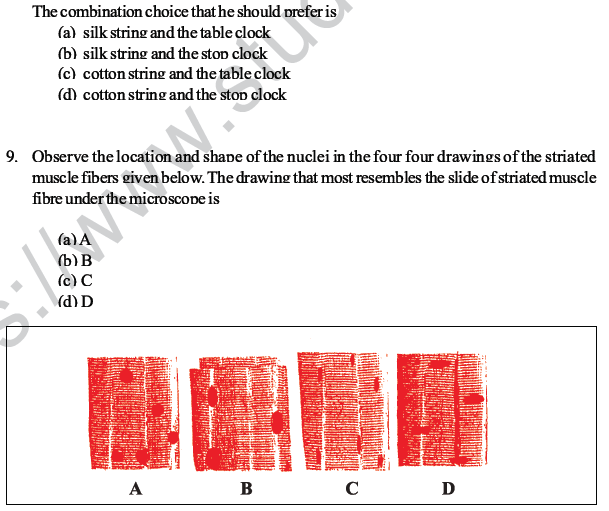 CBSE Class 10 Science MCQs Set 3-3