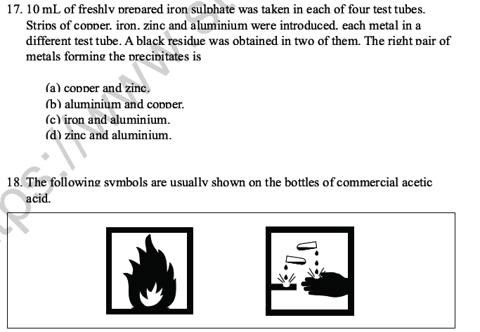 CBSE Class 10 Science MCQs Set 4-13