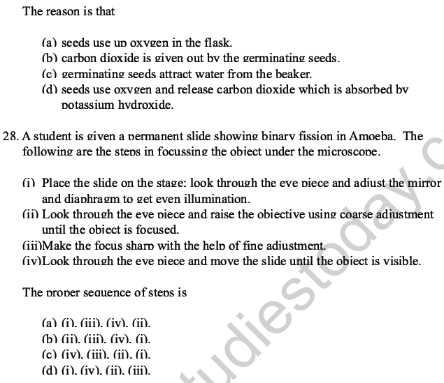 CBSE Class 10 Science MCQs Set 4-22