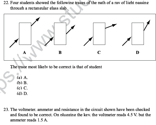 CBSE Class 10 Science MCQs Set 5-16