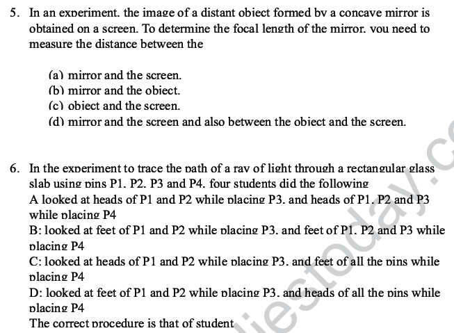 CBSE Class 10 Science MCQs Set 5-3