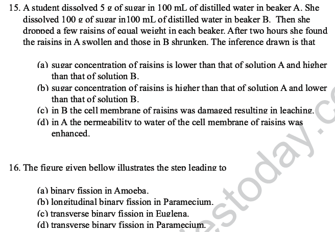 CBSE Class 10 Science MCQs Set 6-12