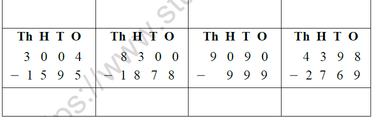 CBSE Class 3 Mathematics Addition Subtraction Multiplication Division of Numbers MCQs-11