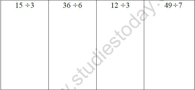 CBSE Class 3 Mathematics Addition Subtraction Multiplication Division of Numbers MCQs