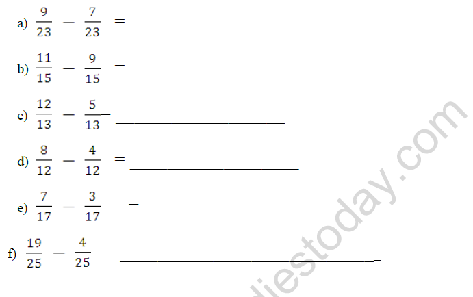 CBSE Class 3 Mathematics Fractions MCQs-13