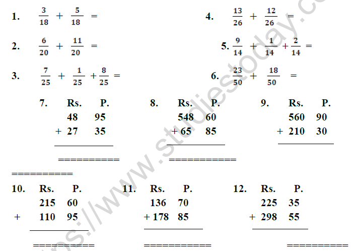 CBSE Class 3 Mathematics Math Magic MCQs-2