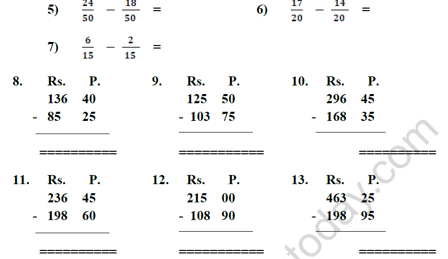 CBSE Class 3 Mathematics Math Magic MCQs-4