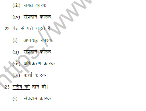CBSE Class 9 Hindi Contextual Vocabulary MCQ-6