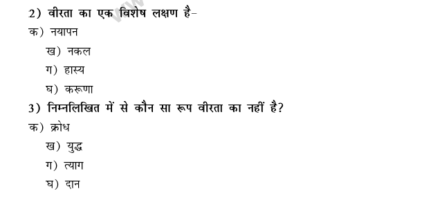 CBSE Class 9 Hindi Conventions MCQs-16