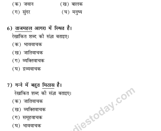 CBSE Class 9 Hindi Conventions MCQs-22