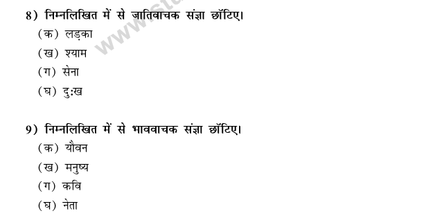 CBSE Class 9 Hindi Conventions MCQs-23