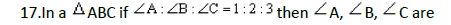 CBSE Class 9 Maths Triangles MCQs Set F-1