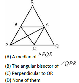 CBSE Class 9 Maths Triangles MCQs Set F-6