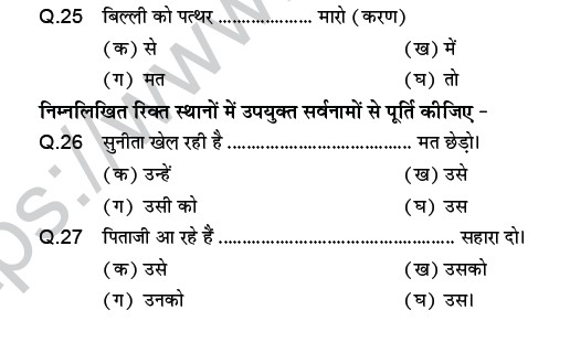 CBSE Class 9 PSA Hindi Contextual Vocabulary MCQs-4