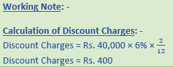 DK Goel Solutions Class 11 Accountancy Bills of Exchange-109