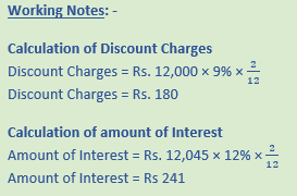 DK Goel Solutions Class 11 Accountancy Bills of Exchange-Q37-1