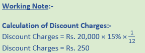 DK Goel Solutions Class 11 Accountancy Bills of Exchange-Q42-1