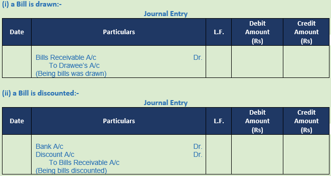 DK Goel Solutions Class 11 Accountancy Bills of Exchange3