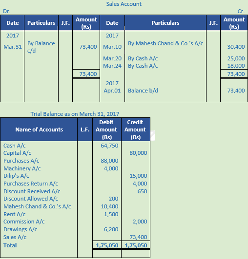 DK Goel Solutions Class 11 Accountancy Ledger-16