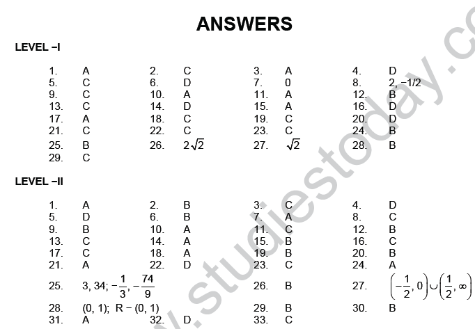 JEE Mathematics Application of Derivatives MCQs Set B-19