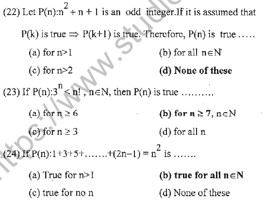 JEE Mathematics Binomial Theorem MCQs Set D-4