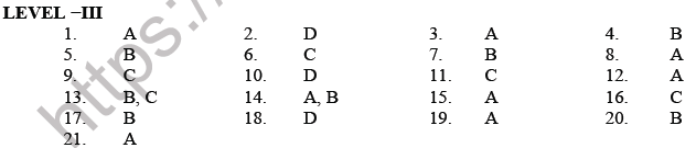 JEE Mathematics Complex Numbers MCQs Set C-Level3-Ans