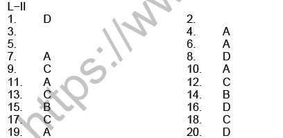 JEE Mathematics Matrices and Determinants MCQs Set A-Answers2