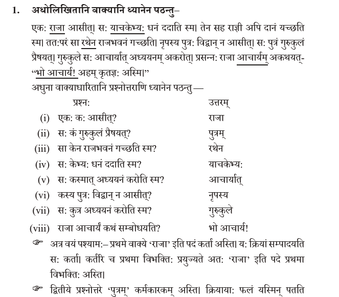 NCERT Class 10 Sanskrit Abhyaswaan Bhav Rachnanuvad