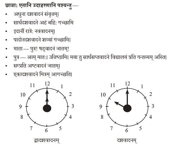 NCERT Class 10 Sanskrit Abhyaswaan Bhav Samay