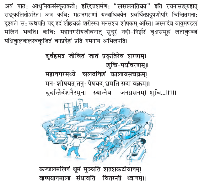 NCERT Class 10 Sanskrit Shemushi Shuchiparyavaranam