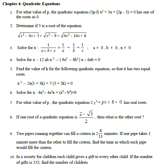 CBSE_ Class_10_Mathematics_Quadratic_Equation_1
