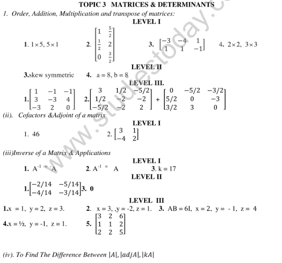 CBSE_ Class_12_Mathematics_Matrices_and_Determinants_1