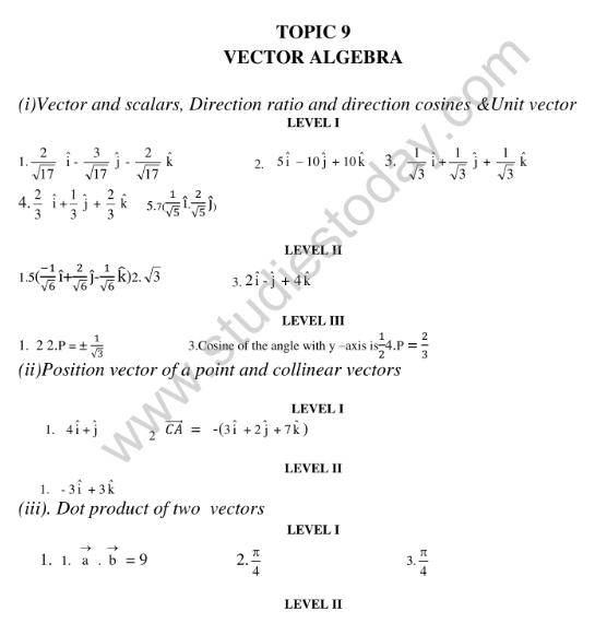 CBSE_ Class_12_Mathematics_Vector_Algebra_1