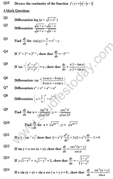 CBSE_Class_12_mathematics_Continuity_And_Diffentiability_Set_B_2
