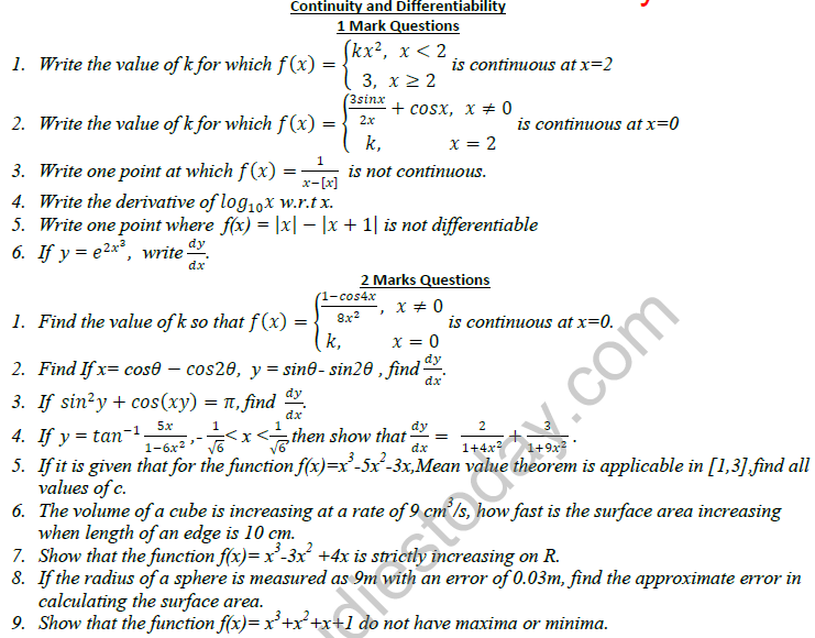 CBSE_Class_12_mathematics_Continuity_And_Diffentiability_Set_C_1