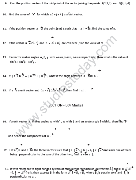 CBSE_Class_12_mathematics_Vector_Set_B_2